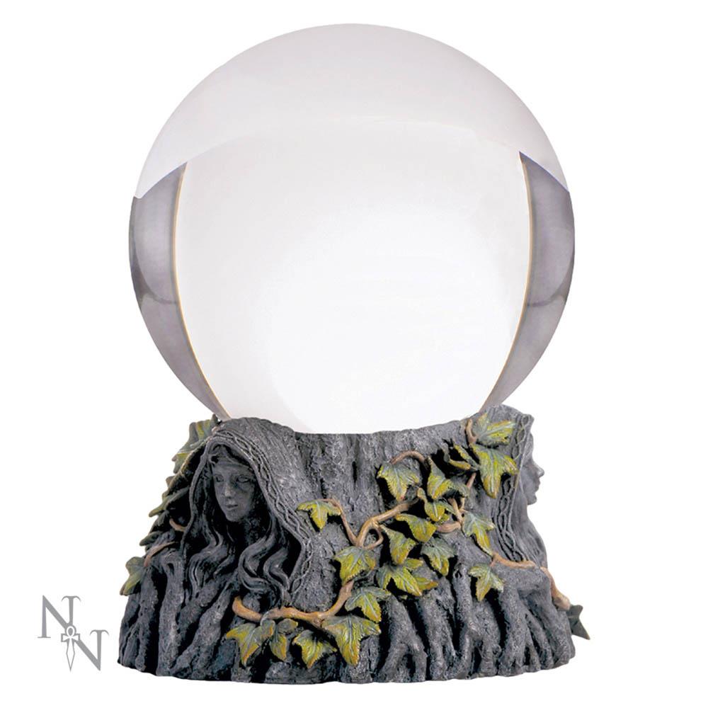 Crystal Ball Stand Maiden Mother Crone With Ball
