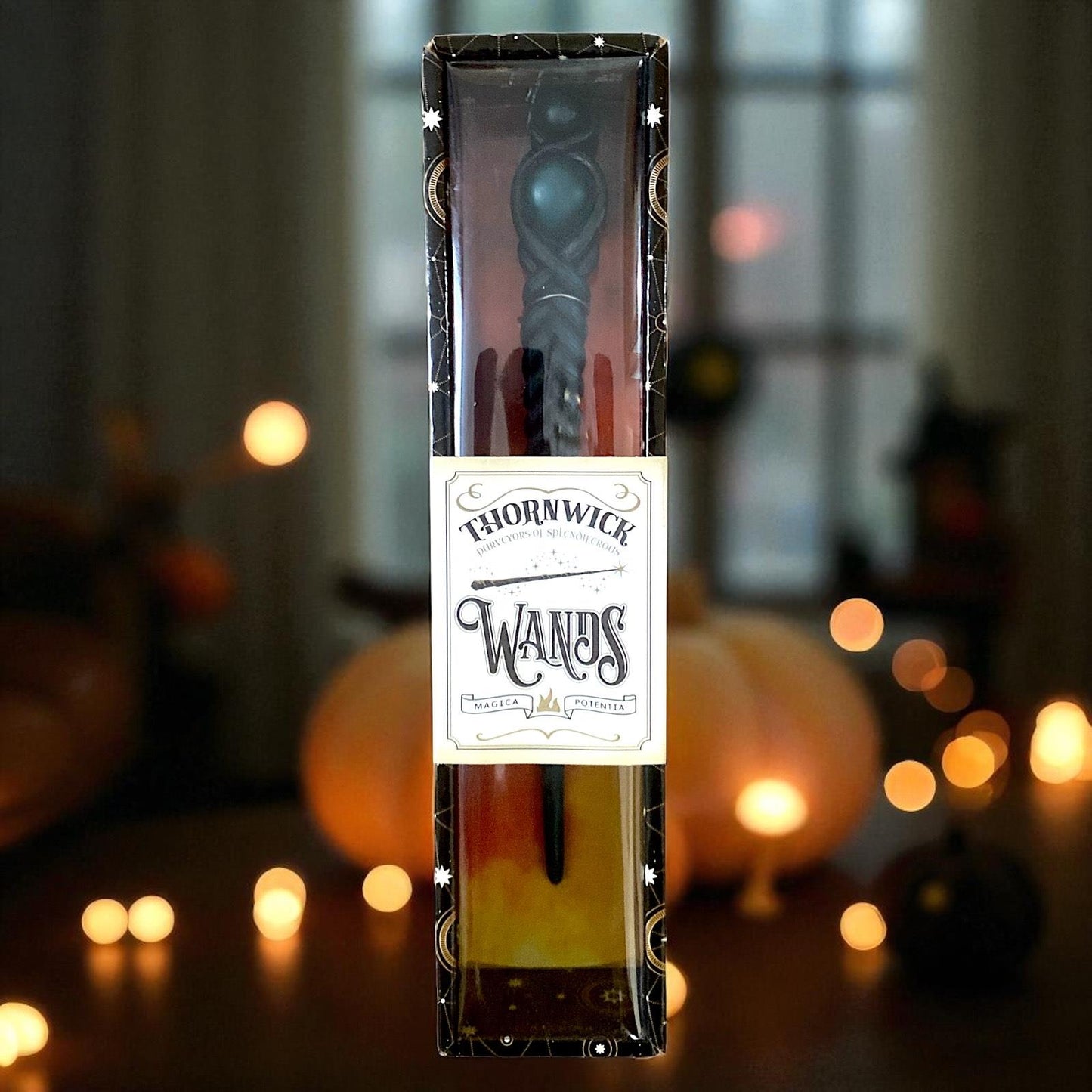 Witchy Wand Resin 24cm | Handcrafted Occult Prop | Wiccan Ritual Magic Wand | Gothic Pagan Collectible Gift