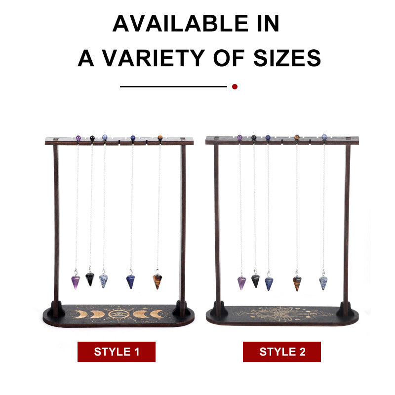 Crystal Pendant Bracket Witch Ornament