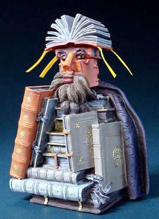 AR03 Sculpture Figurine Plastic Giuseppe Arcimboldo Bibliotecario