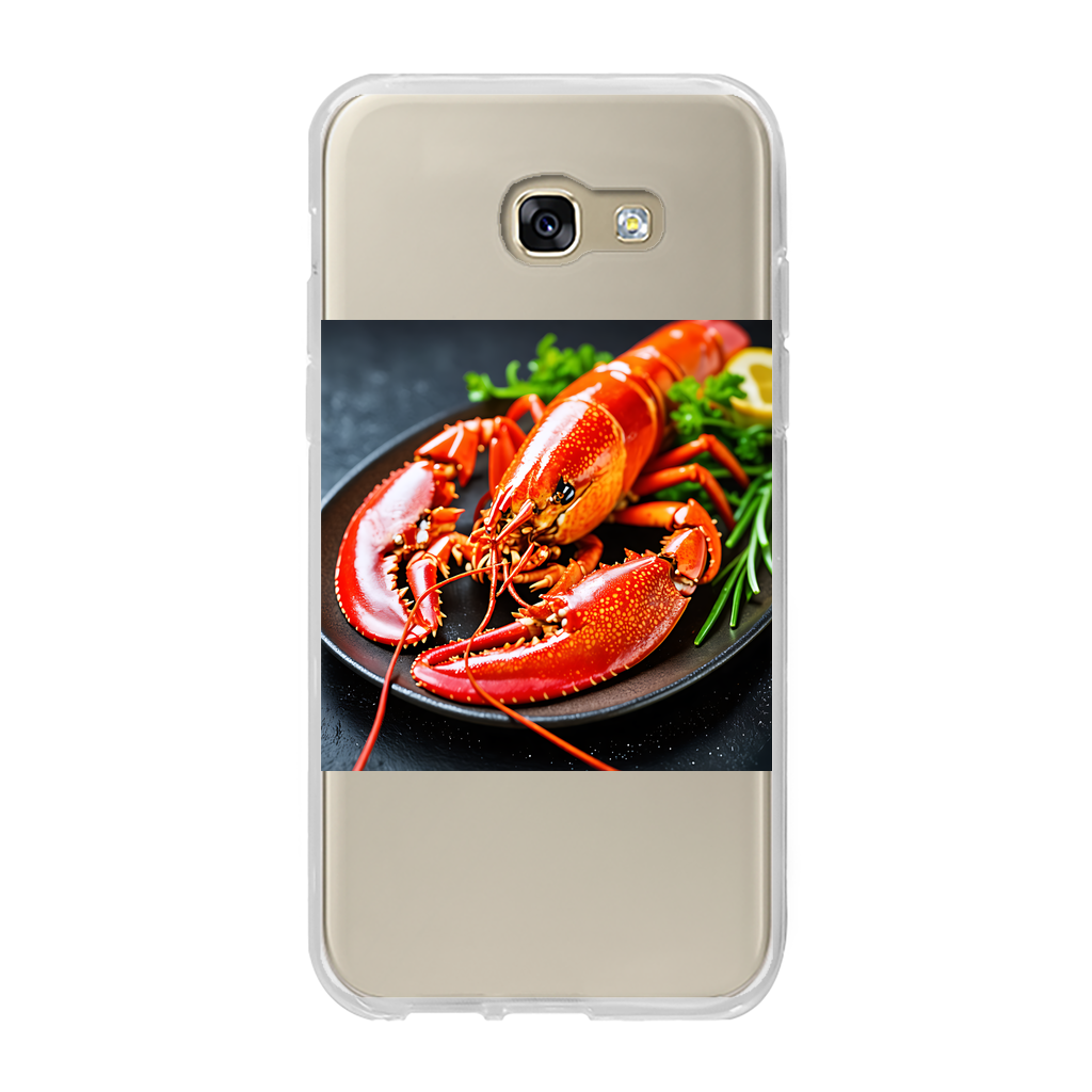 Food Back Printed Transparent Soft Phone Case