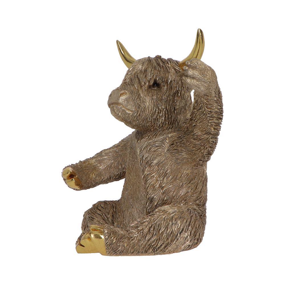 Highland Cow Wine Holder Bottle Rack Farmhouse Bar Decor Novelty Gift Display