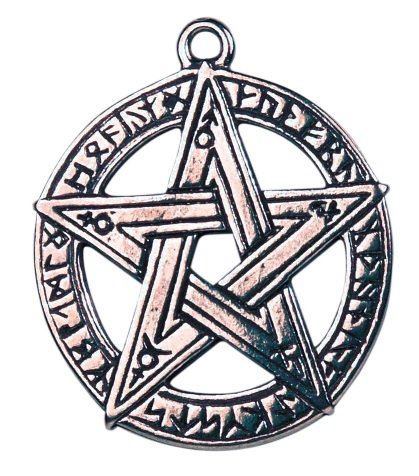 Runestar Pentagram for Creative Inspiration Magical Amulet or Protection Talisman