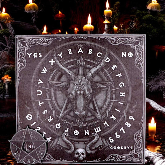 Baphomet Spirit Board | Gothic Occult Wood Ouija Board 38.5cm