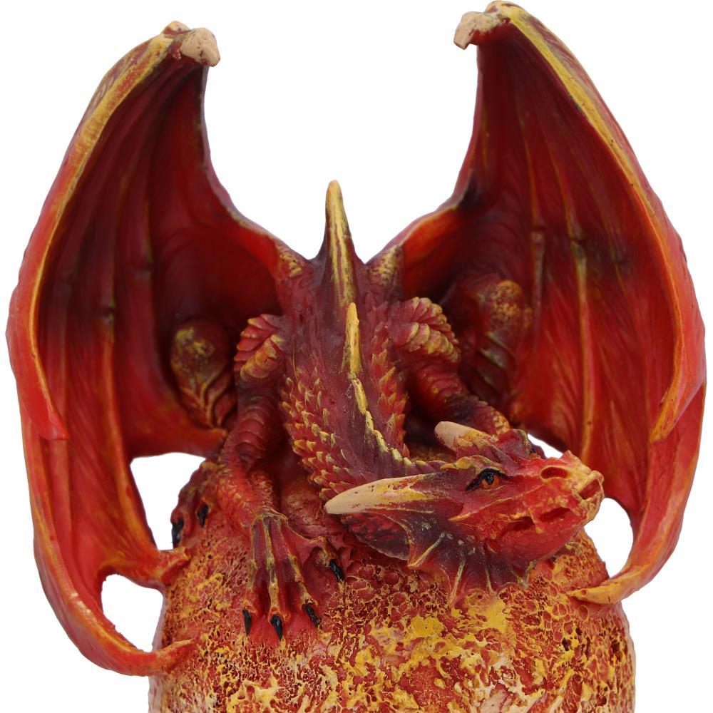 Gothic Planet Dragons Venus Figurine Red Fire Fantasy Statue Astrology Ornament Gift