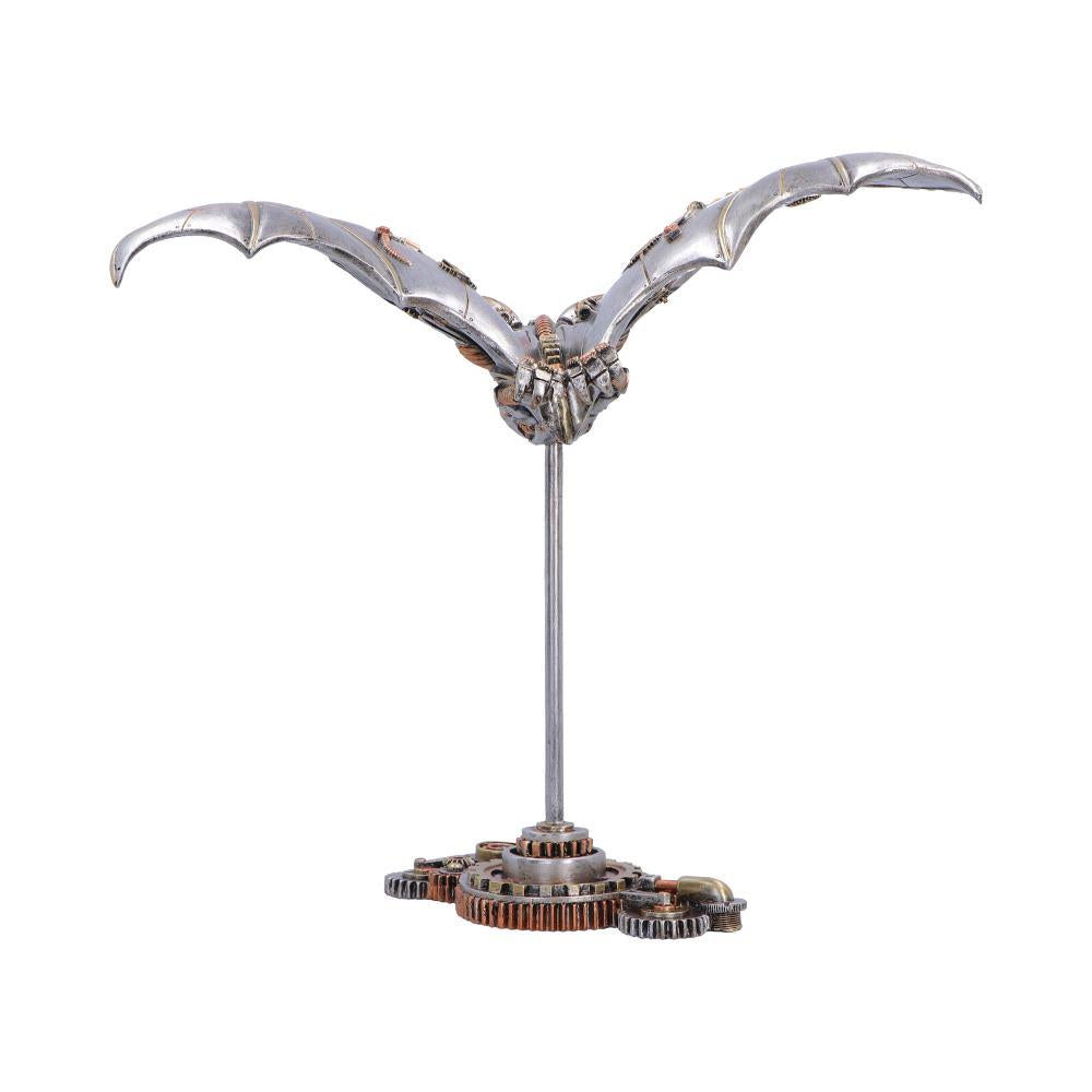 Mechanical Bat Statue Steampunk Ornament Gothic Creature Decorative  Display
