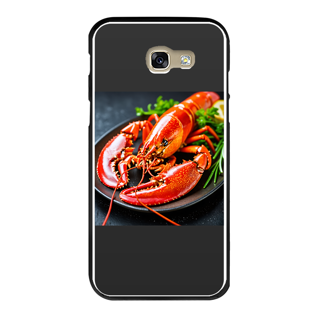 Food Back Printed Black Hard Phone Case