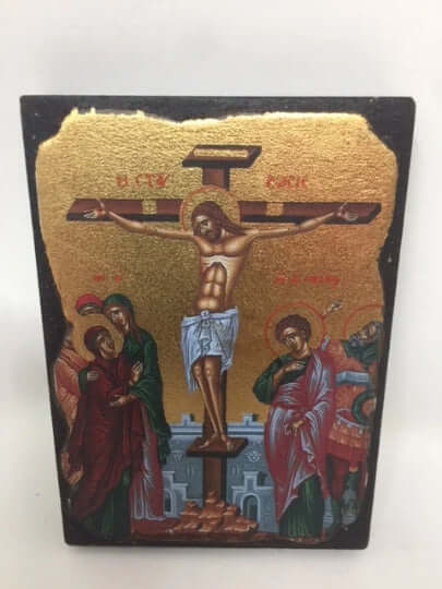 Divine Expressions: Sacred Jesus Wall Art and Religious Icon for Inspirational Decor and Reflection on the Crucifixion-Osiris Craftworks