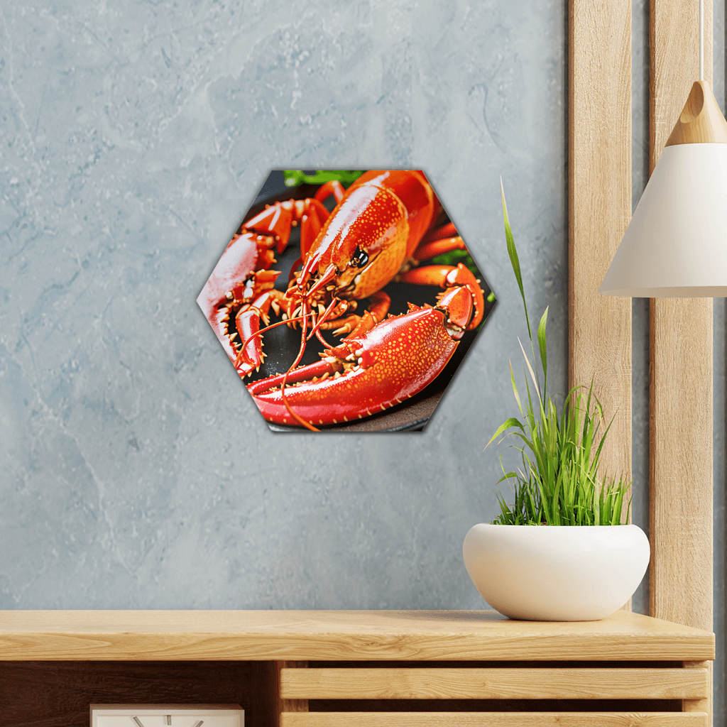 Food Vibrant Lobster Wall Tile Nautical Decorative