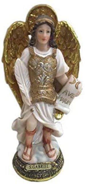 Archangel Gabriel Statue Religious Figurine Sculpture Ornament Angel of Revelation