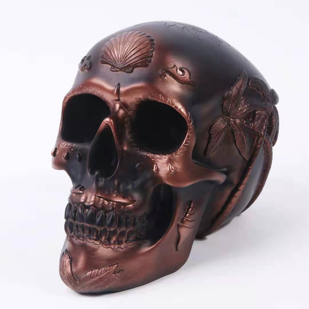 Skull Piggy Bank Skull Resin Handicraft Ornaments