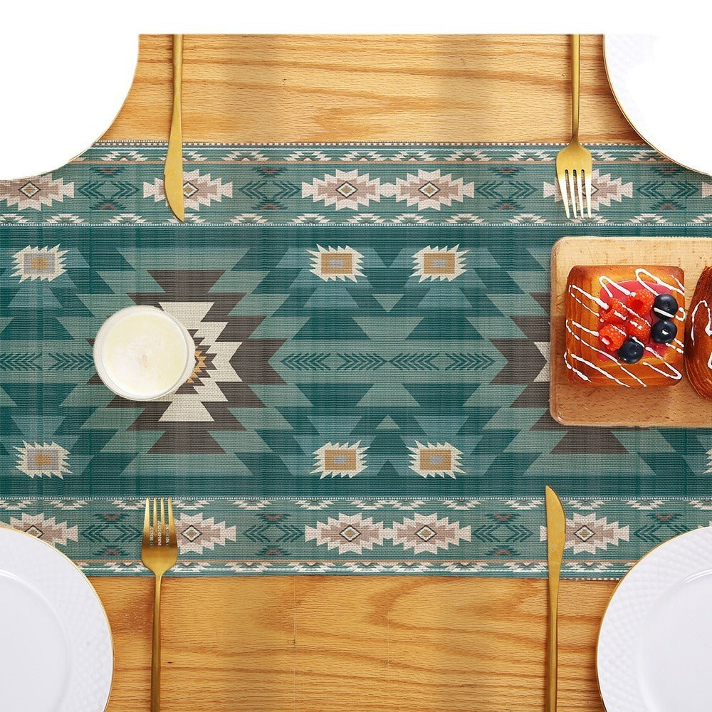 Linen Table Flag Bohemian Style Retro