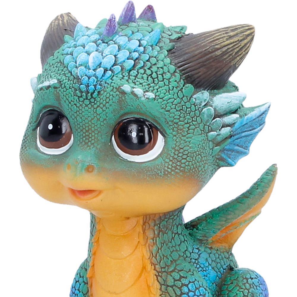 Blaze Mini Dragon Statue Cute Baby Fantasy Figurine Ornament  Mythical Decor
