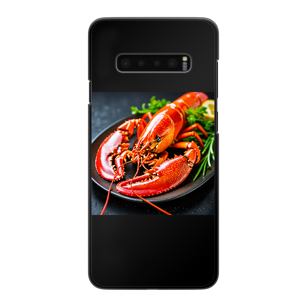 Food Back Printed Black Hard Phone Case