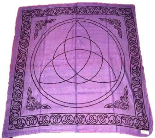 Stunning Triquetra Altar Tarot Cloth - Enhance Your Wicca and Pagan Practices Today!-Osiris Craftworks