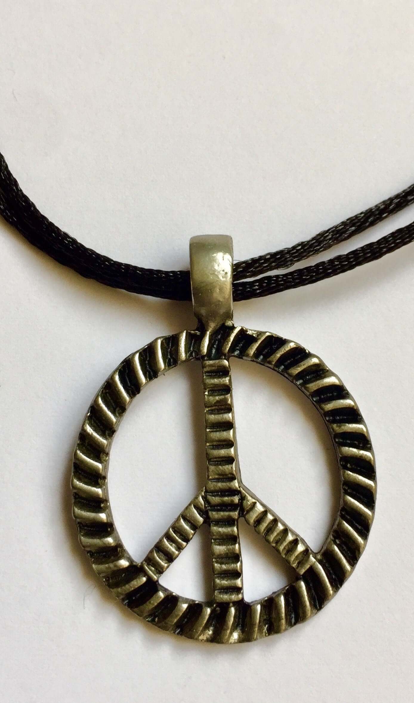 Peace Sign Amulet Talisman Pendant-Osiris Craftworks