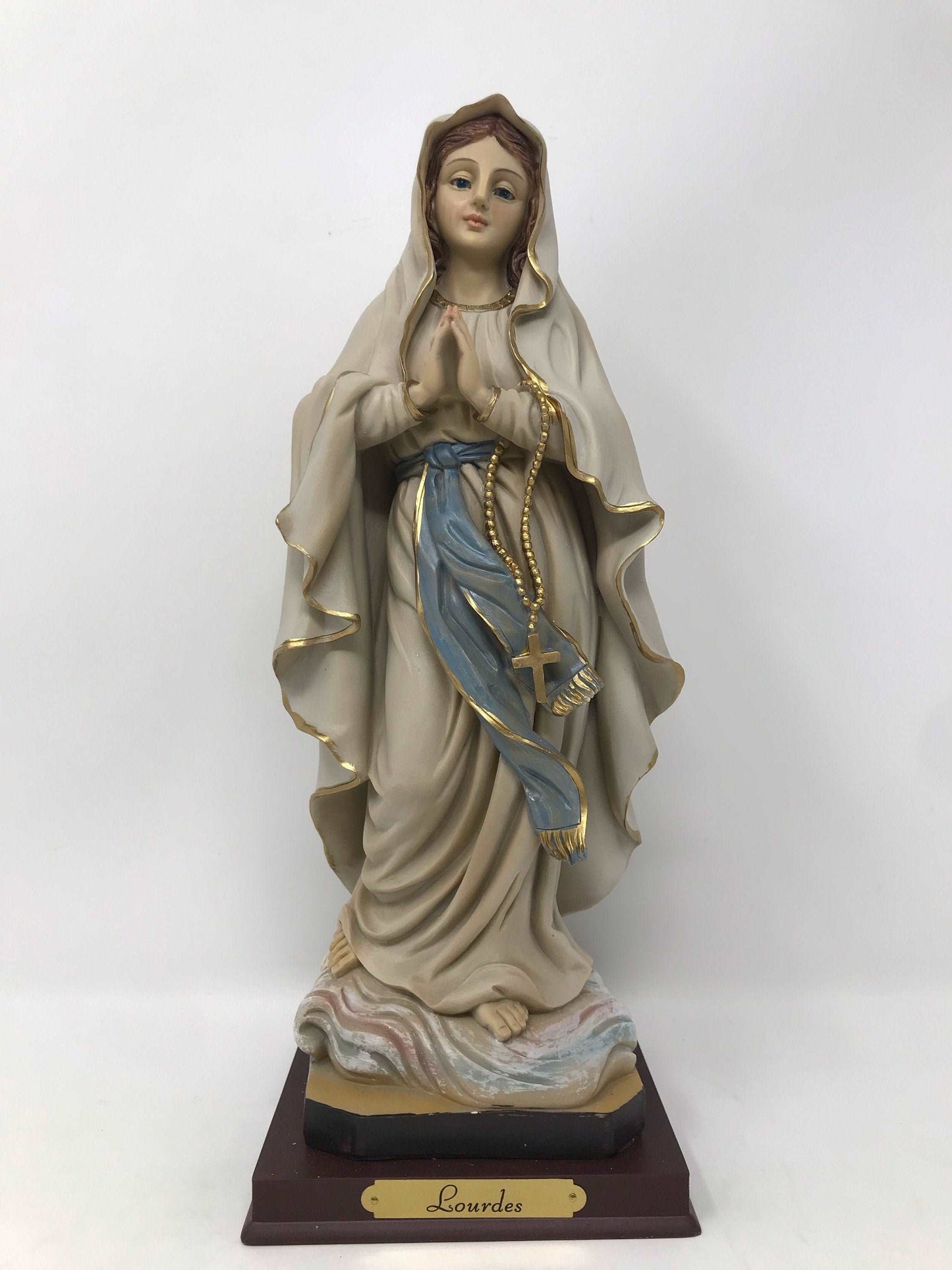 Blessed Virgin Mary Our Lady of Lourdes Statue Religious Ornament Figurine 30 cm-Osiris Craftworks