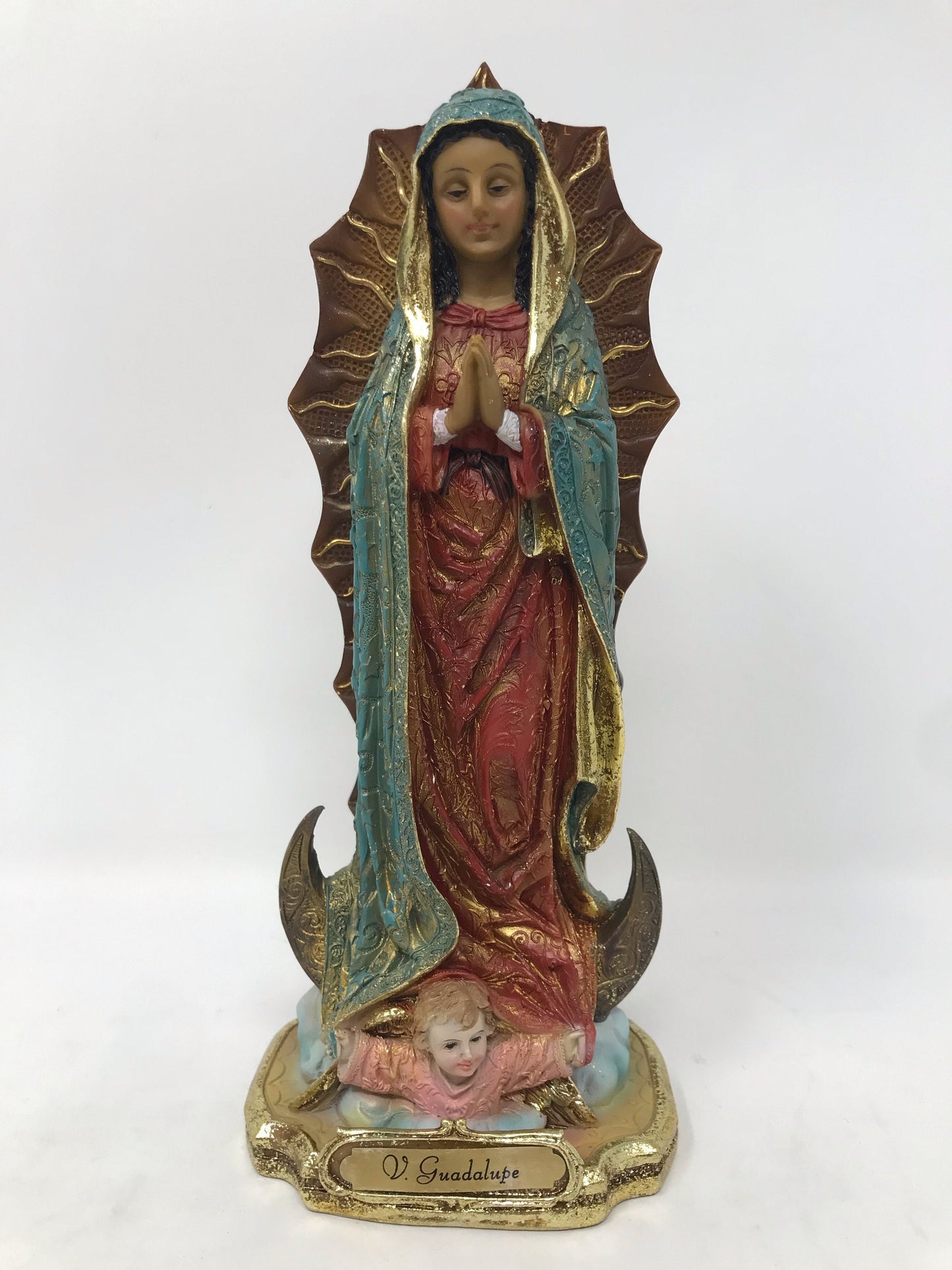 Our Lady of Guadalupe Virgin Mary Religious Sculpture Catholic Figurine Statue-Osiris Craftworks