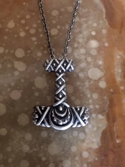 Viking Thor's Hammer Pendant Necklace Amulet Talisman