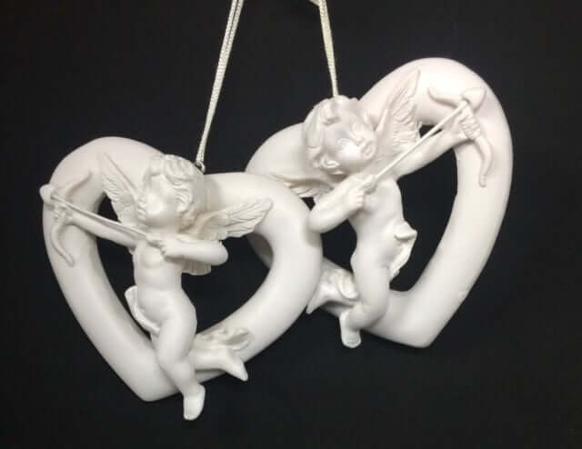 Set of Hanging Guardian Angel Figurine Cherub Statue Ornament Sculpture Gift-Osiris Craftworks