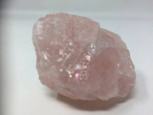 Grand spécimen de cristal brut de quartz rose, amas minéral de guérison, pierre précieuse métaphysique naturelle