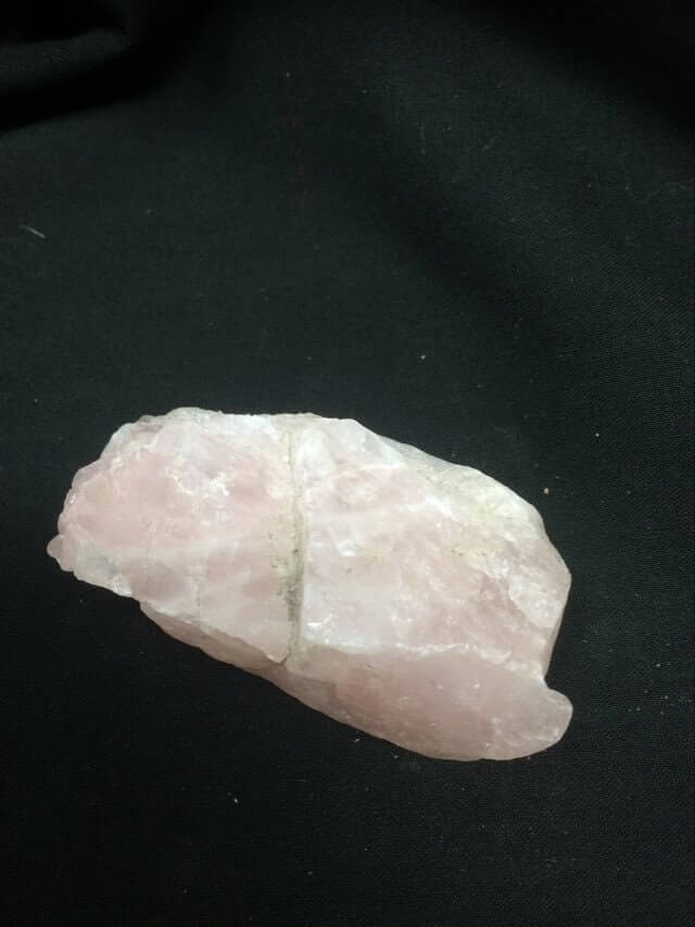 Small Rough Crystal Rose Quartz Specimen Cluster Mineral Healing Natural Metaphysical Gemstone