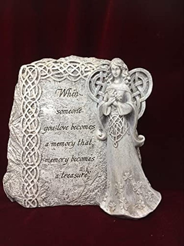 Angelic Memory Keepsake - Resin Angel with Heartfelt Quote - 22cm - Perfect Sympathy or Memorial Gift-Osiris Craftworks