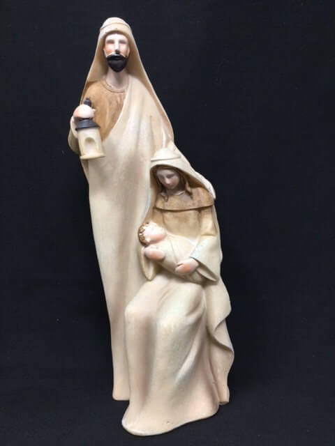 Holy Family Statue of the Virgin Mary with Joseph and Jesus Religious Nativity Ornament Figure Home Decoration-Osiris Craftworks