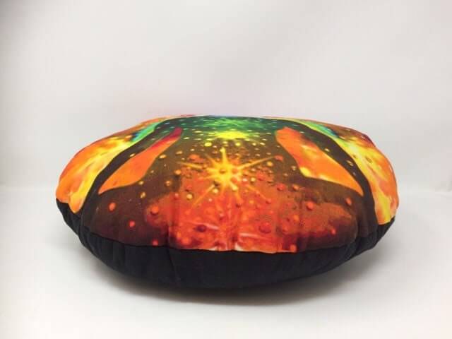 Chakra Meditation Cushion Pillow for Sitting on Floor Yoga Great Accessories Decor