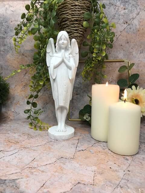 Guardian Praying Angel Figurine Cherub Statue Ornament Sculpture Figure-Osiris Craftworks