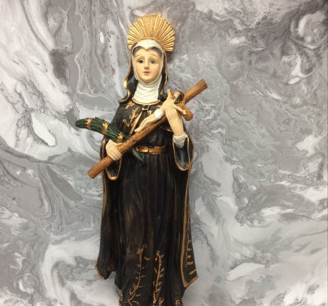 Saint Rita of Cascia Statue Catholic Religious Sculpture Ornament Figurine for Home or Chapel-Osiris Craftworks