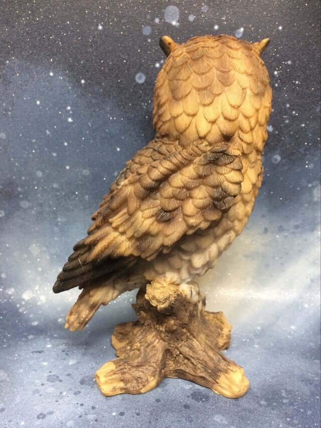 Wild Life Barn Owl Figurine Sculpture Home Decoration Statue Owls Collectables