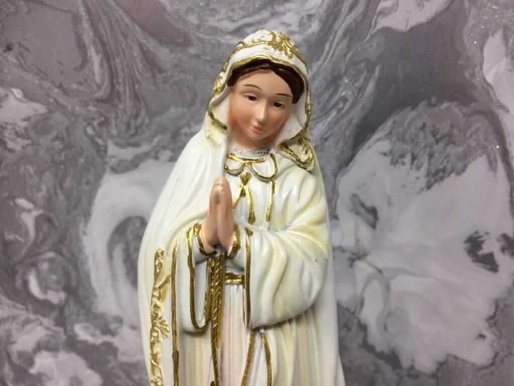 Blessed Virgin Mary Our Lady of Fatima Statue Figure Ornament Figurine for Home or Chapel-Osiris Craftworks