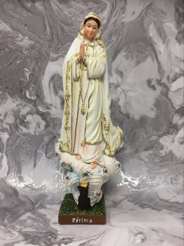 Blessed Virgin Mary Our Lady of Fatima Statue Figure Ornament Figurine for Home or Chapel-Osiris Craftworks