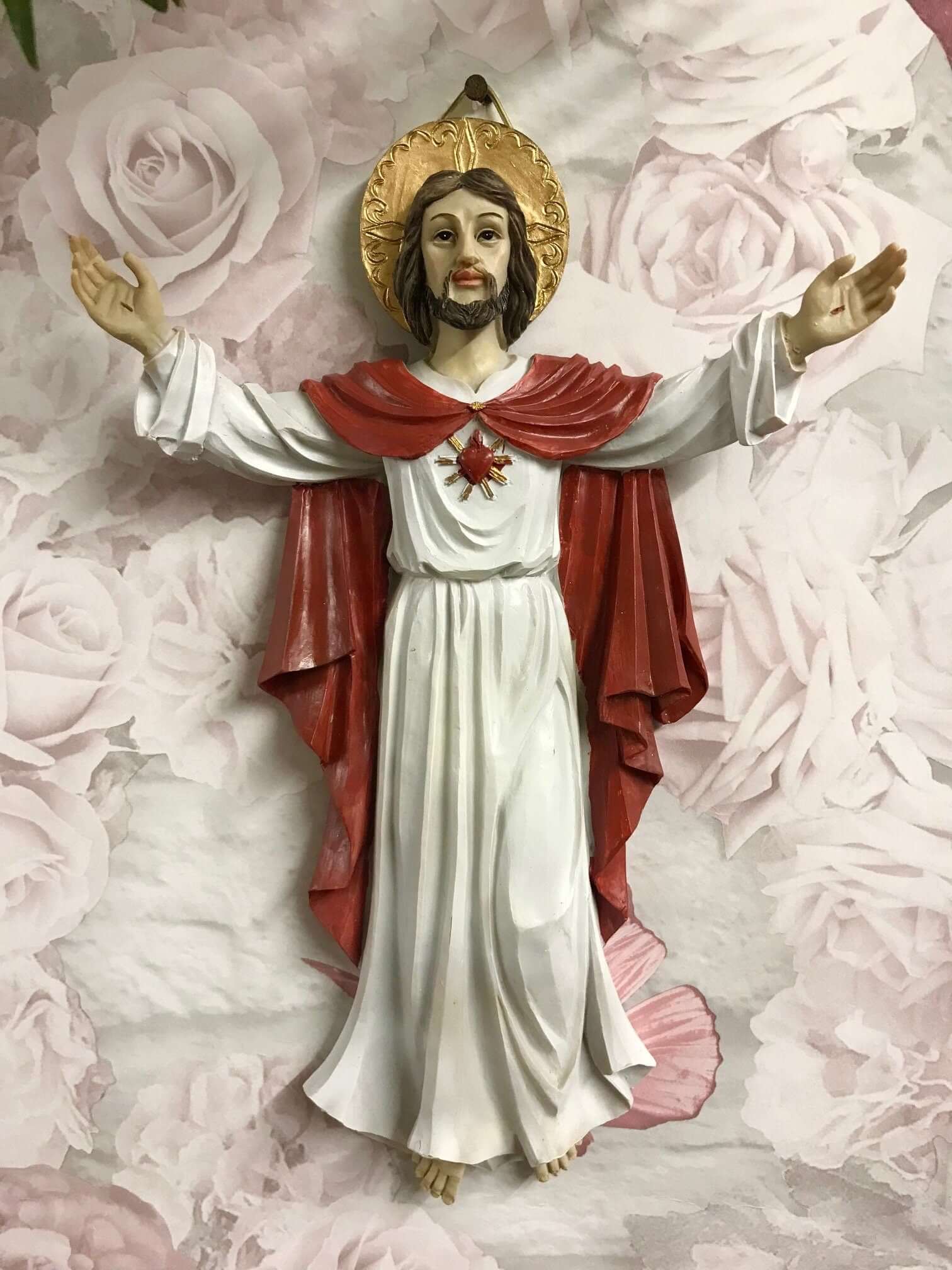 Risen Jesus Christ Resin Plaque Religious Wall Ornament Easter-Osiris Craftworks