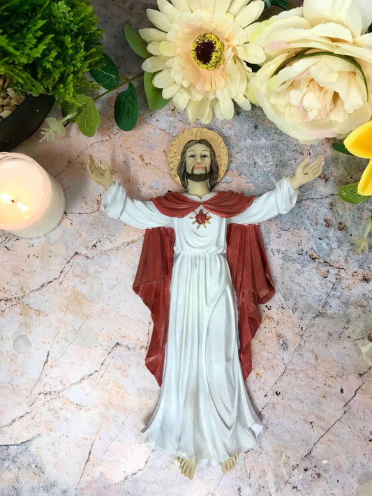 Risen Jesus Christ Resin Plaque Religious Wall Ornament Easter-Osiris Craftworks