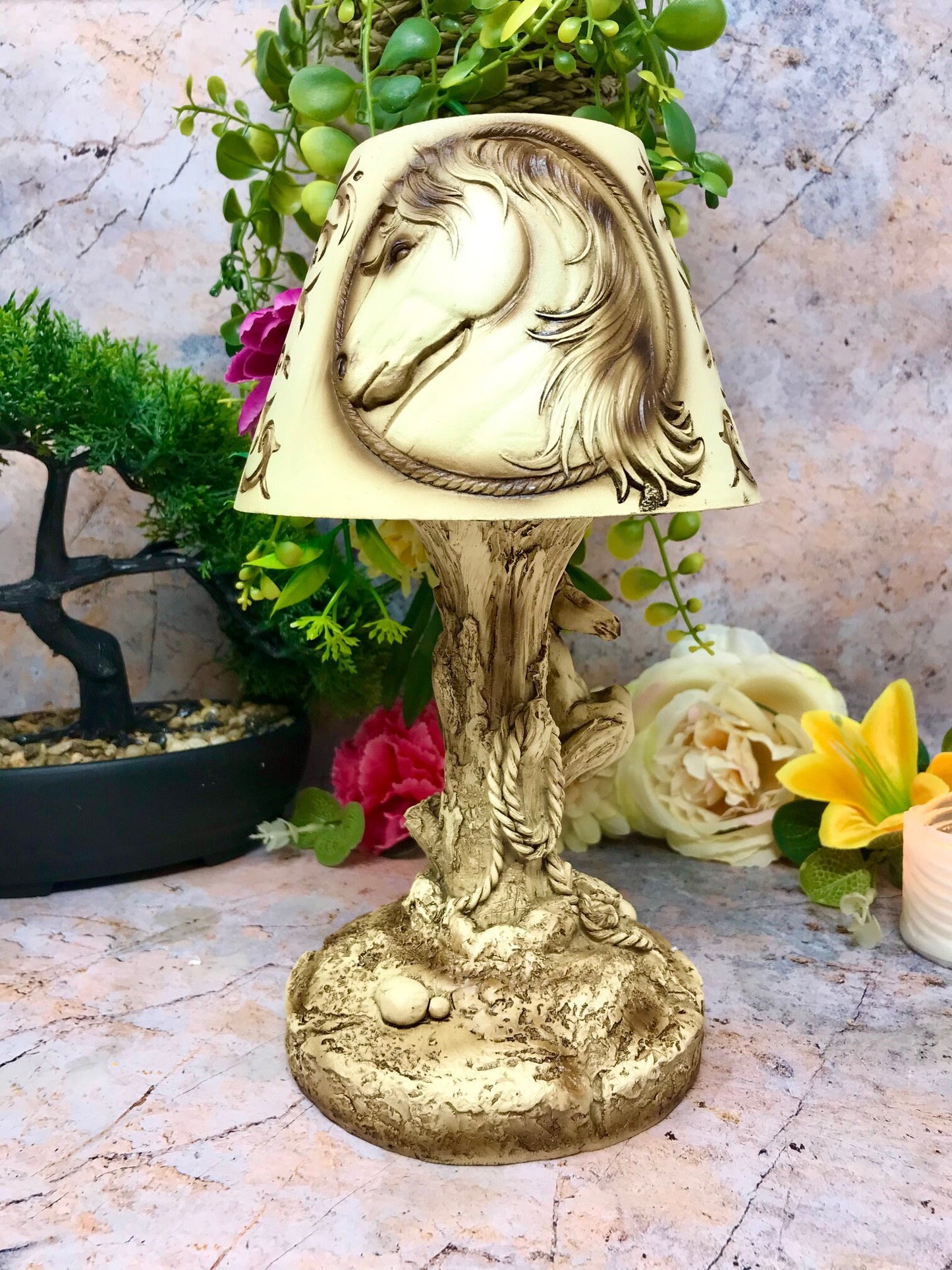 Novelty Horse Light Lamp Ornament Fantasy Art Gift