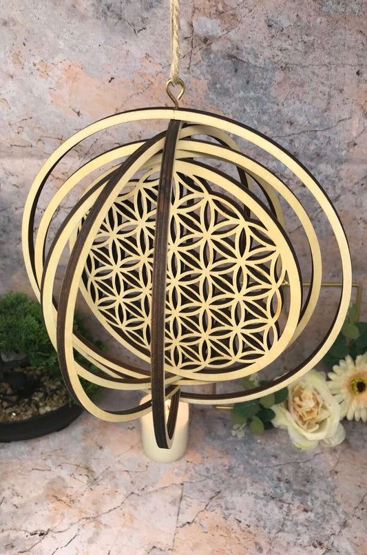 Flower of Life Wall Decoration Sacred Geometry Home Hanging Decor