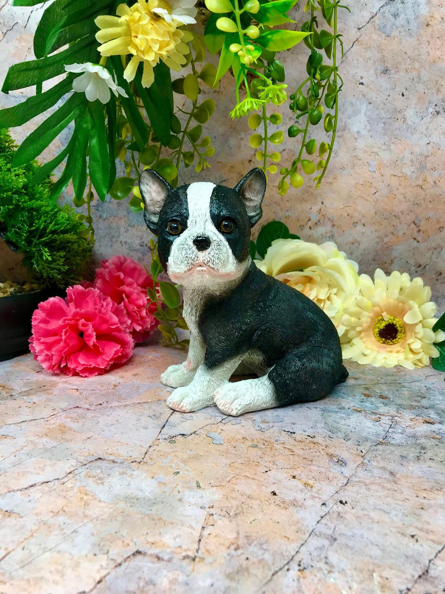 French Bulldog Garden Ornament Dog Figurine Outdoor Patio Hot Tub BBQ Décor-Osiris Craftworks