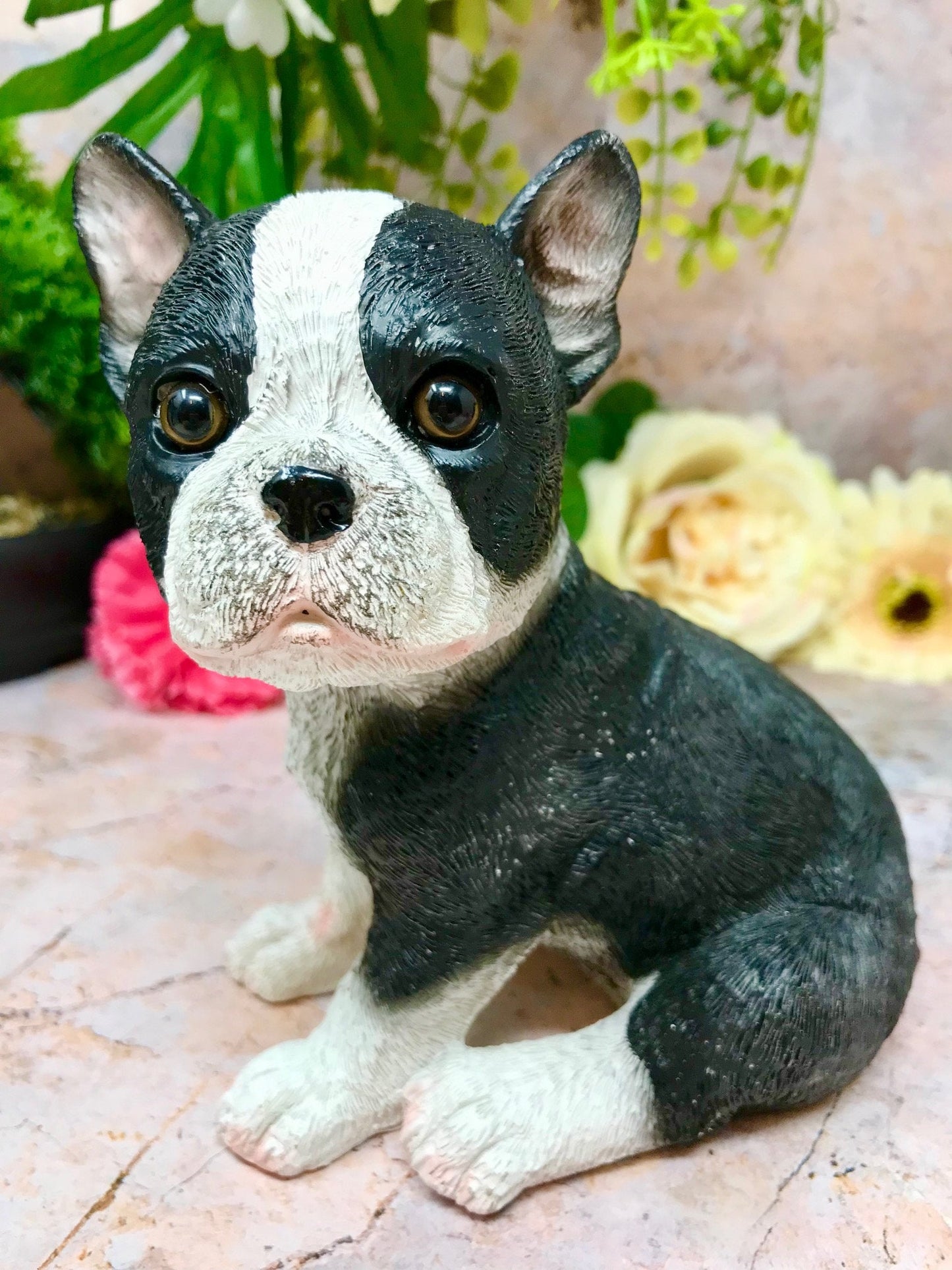 French Bulldog Garden Ornament Dog Figurine Outdoor Patio Hot Tub BBQ Décor-Osiris Craftworks