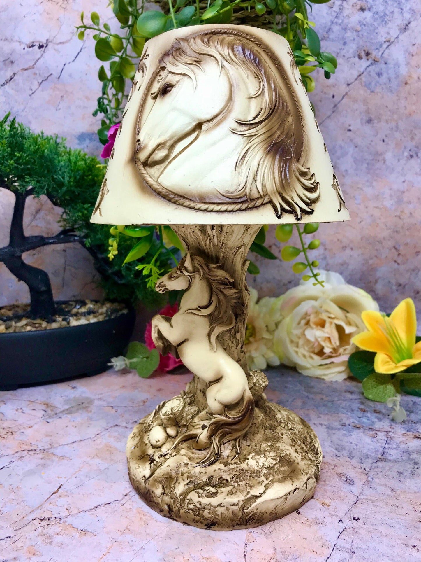 Lampe décorative fantaisie en forme de cheval