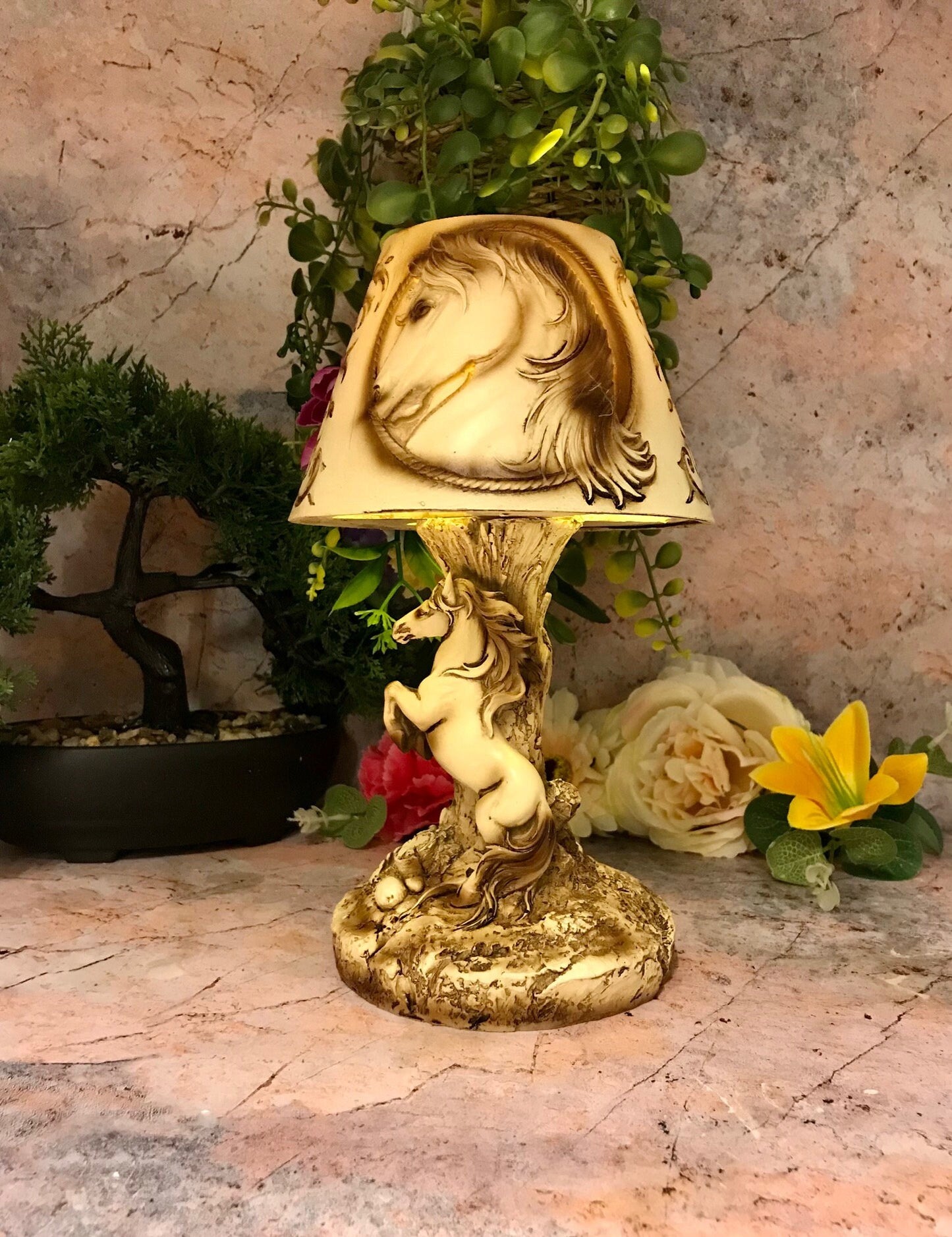 Neuartiges Pferdelicht, Lampe, Ornament, Fantasy-Kunst, Geschenk