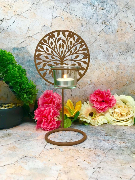 Tree of Life Candle Holder Wiccan Pagan Decor Home Decoration Altar Accessory Ornament-Osiris Craftworks