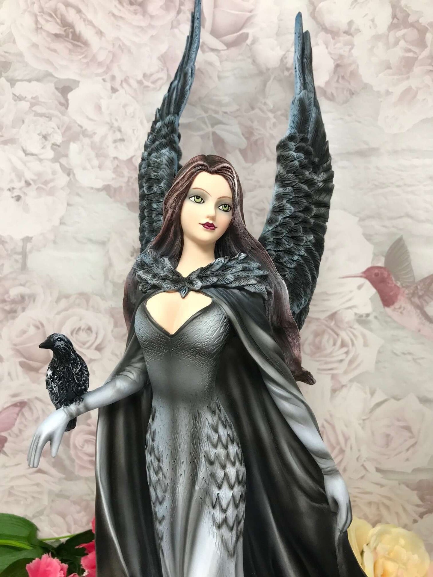 Large Dark Gothic Angel Sculpture Statue Mythical Creatures Figure Gift Ornament-Osiris Craftworks