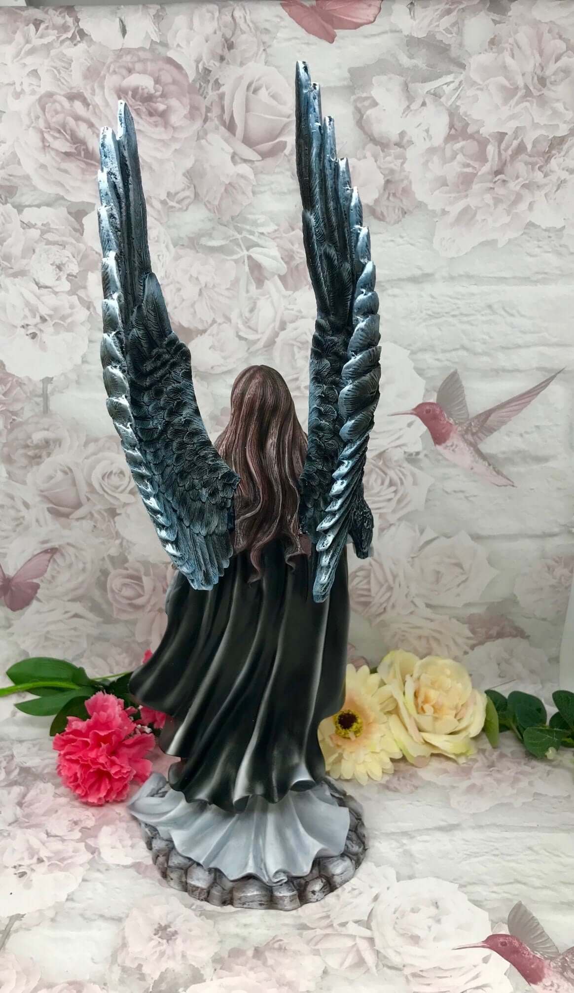 Large Dark Gothic Angel Sculpture Statue Mythical Creatures Figure Gift Ornament-Osiris Craftworks