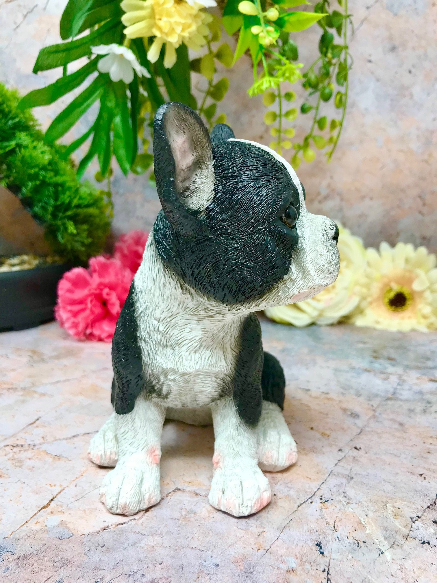 French Bulldog Garden Ornament Dog Figurine Outdoor Patio Hot Tub BBQ Décor-Osiris Craftworks