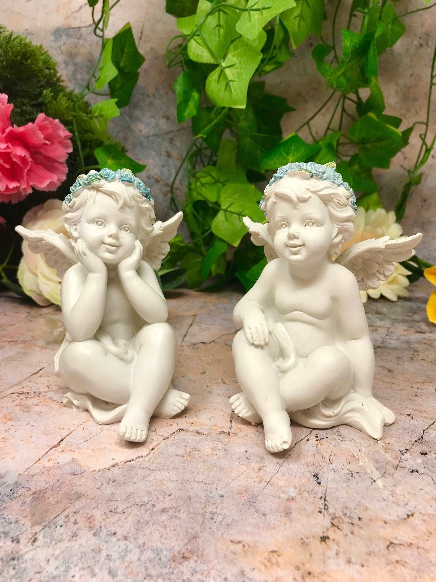 Adorable Baby Angel Cherub Ornament - Perfect for cherub decor enthusiasts and angel baby gift collectors!-Osiris Craftworks