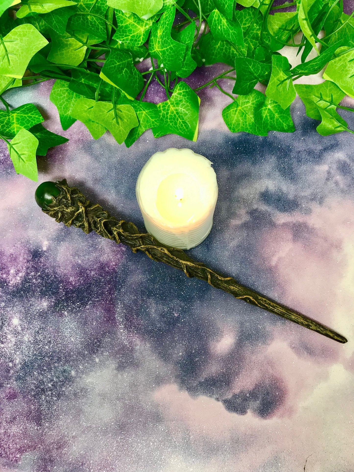 Magical Fantasy Wand for Witches, Wizards, and Sorcerers Cosplay Prop Decorative Spells and Sorcery Costume Accessory-Osiris Craftworks