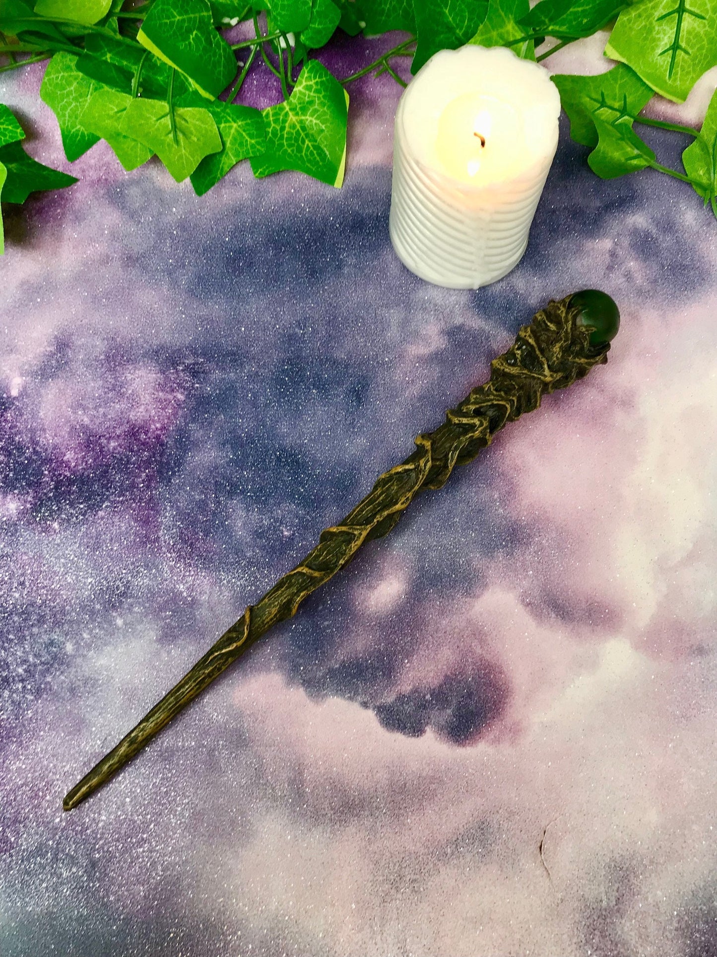 Magical Fantasy Wand for Witches, Wizards, and Sorcerers Cosplay Prop Decorative Spells and Sorcery Costume Accessory-Osiris Craftworks