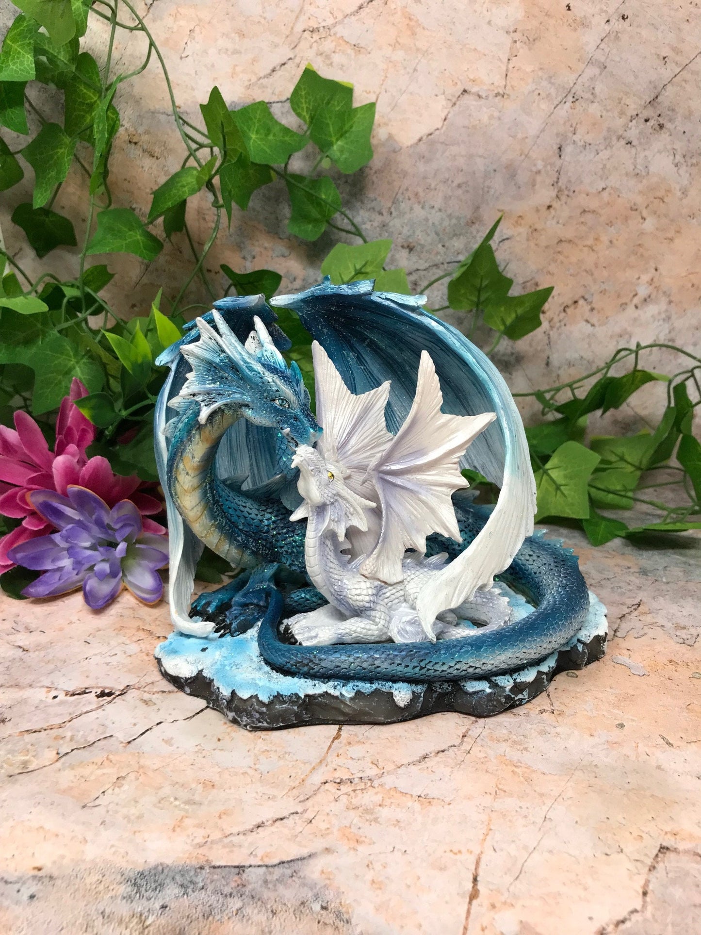 Gothic Dragon Fantasy Statue Ornament Mythical Sculpture for Dragons Lovers-Osiris Craftworks